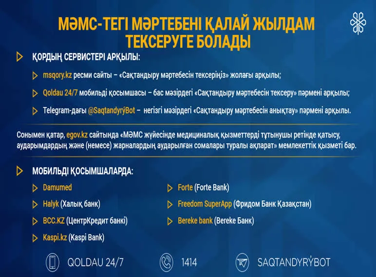 Как быстро проверить статус в ОСМС